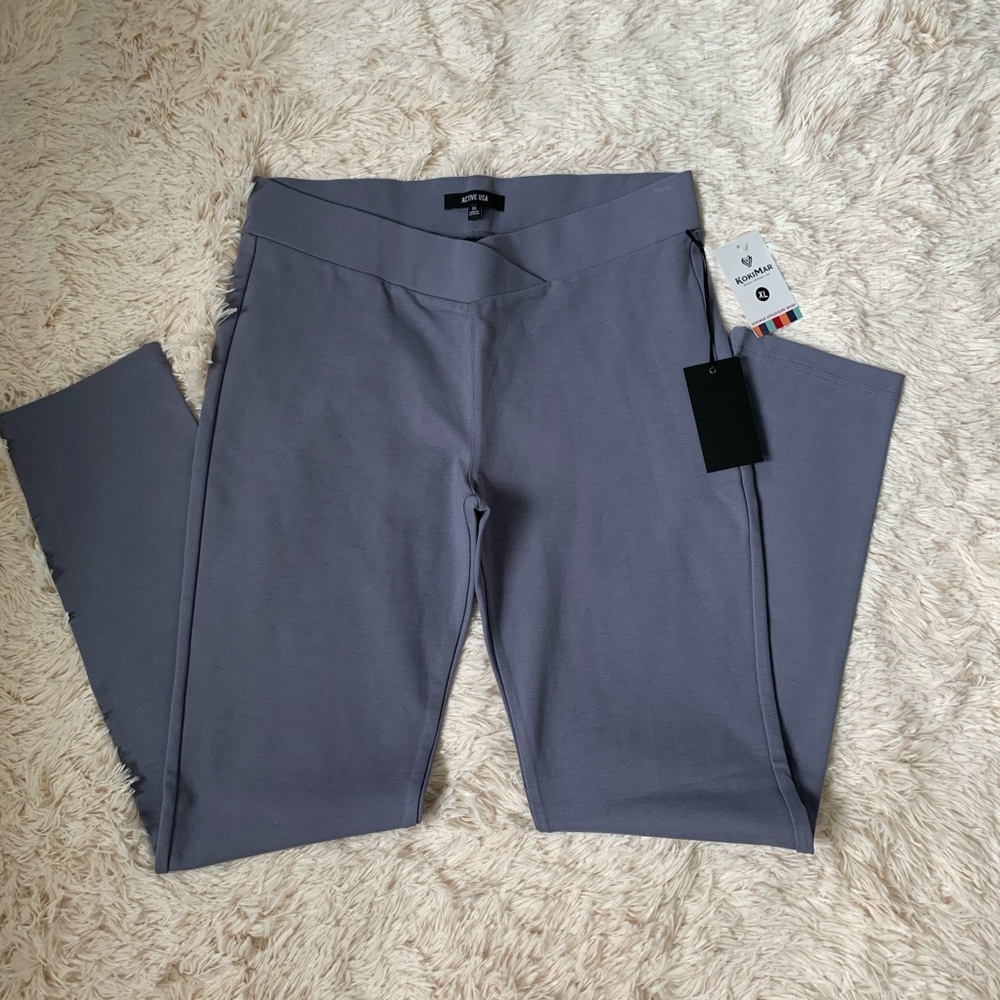 Plus Size Pants - Seagull Waist Shape - PURPLE